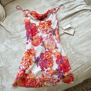 Floral mini dress